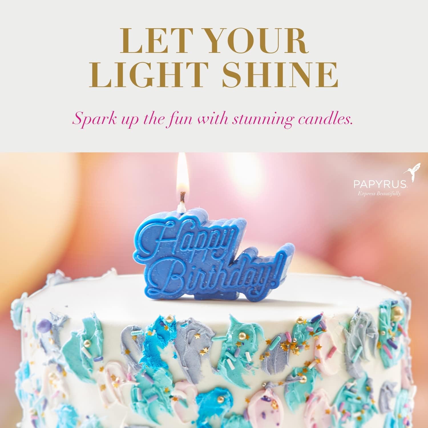 &quot;Sparkling Aqua Birthday Candle Set (12-Pack)&quot;