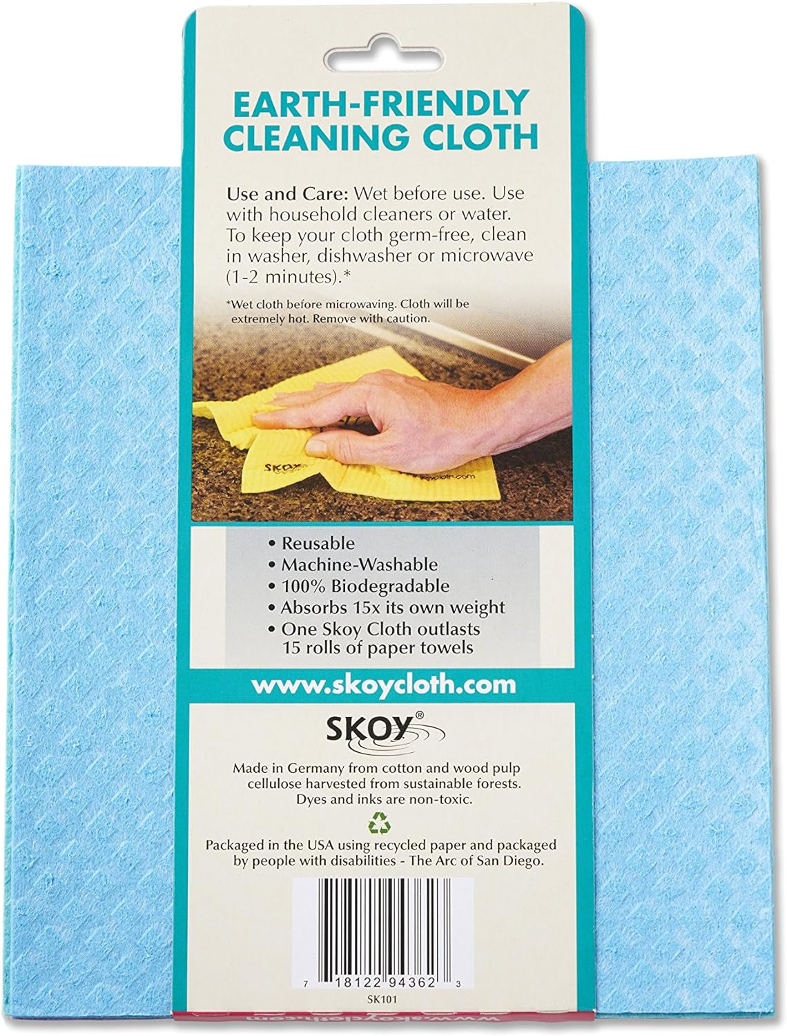 &quot;Planet-Friendly Reusable Cleaning Cloths - 4-Pack Swedish Dishcloths for Kitchen and Household Use&quot;