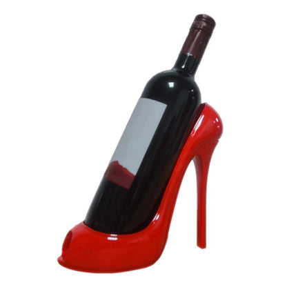 &quot;Chic High Heel Wine Bottle Holder - Stylish Kitchen and Bar Decor&quot;