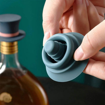 &quot;Silicone Wine Stoppers Set - Keep Your Bottles Fresh and Fizzy!&quot;