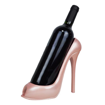 &quot;Chic High Heel Wine Bottle Holder - Stylish Kitchen and Bar Decor&quot;