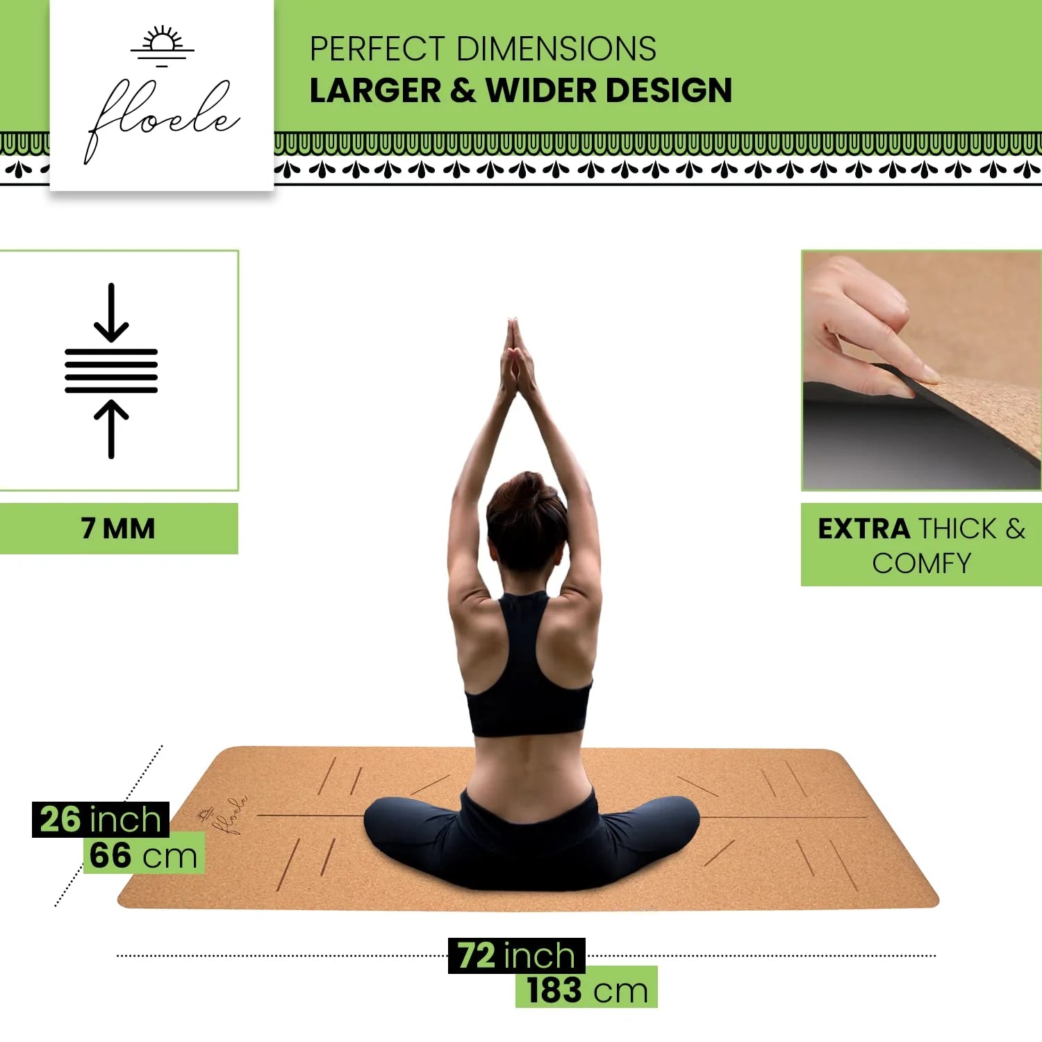 &quot;Ultimate Eco-Friendly Cork Yoga Mat: Your Sustainable Practice Companion!&quot;