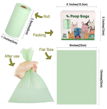 &quot;GreenPaws Biodegradable Dog Poop Bags&quot;