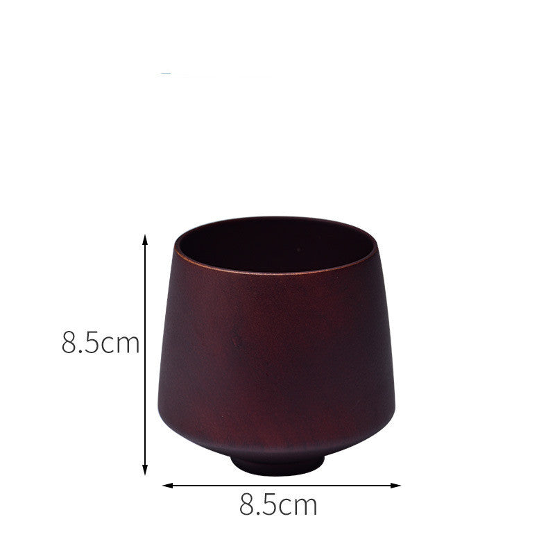 Eco-friendly Anti-scald Wooden Tea Cup Goblet