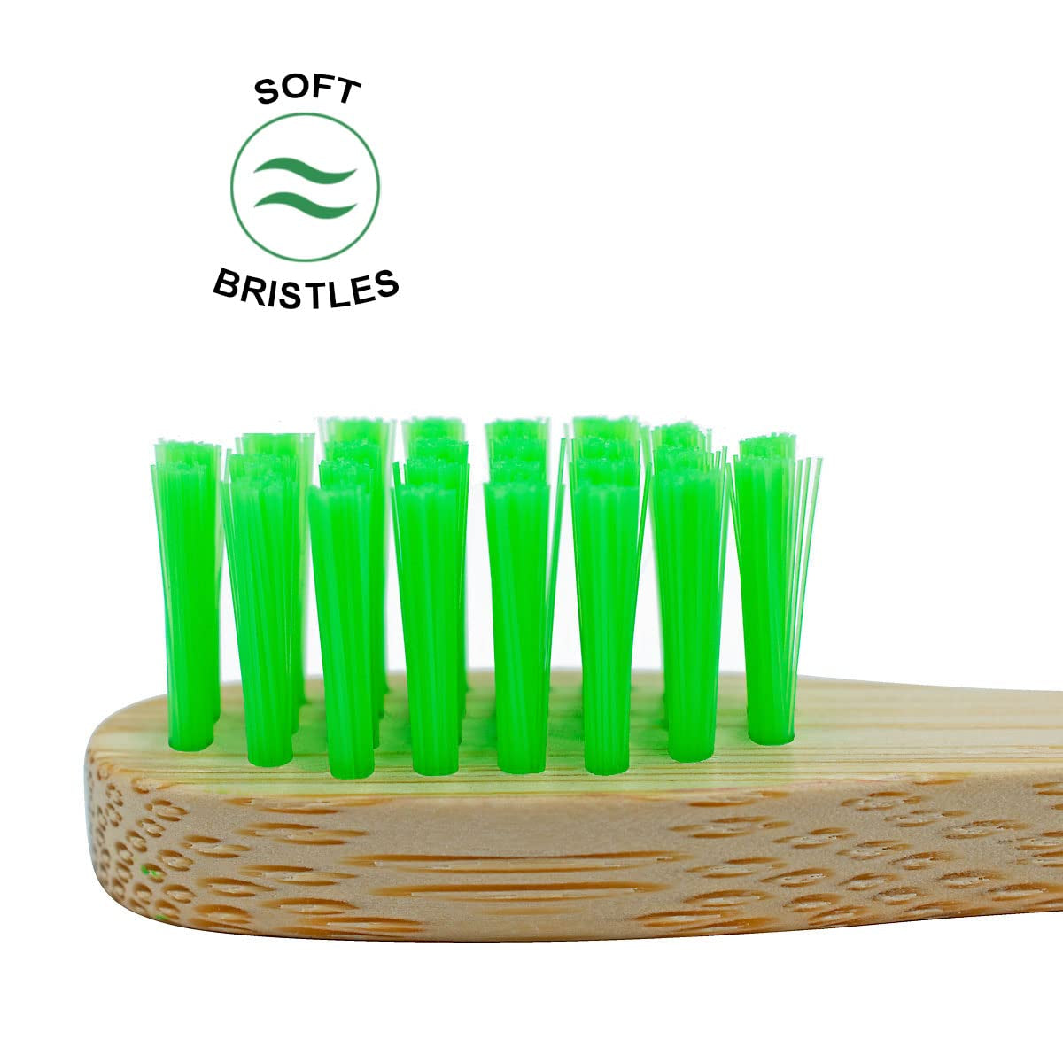 Kids Bamboo Toothbrushes 10 Pack Soft Bristles, Children&